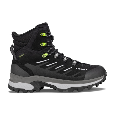 Lowa Wanderschuhe Randir Mid GTX (Trekking, Veloursleder, wasserdicht) schwarz/grau Herren